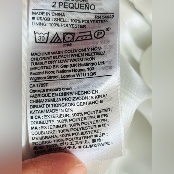 Banana Republic Plaid A-Line Slip Pleated Dress size 2 - Picture 6 of 15